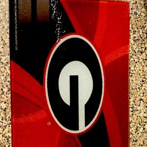 Georgia Bulldogs glass cutting board
